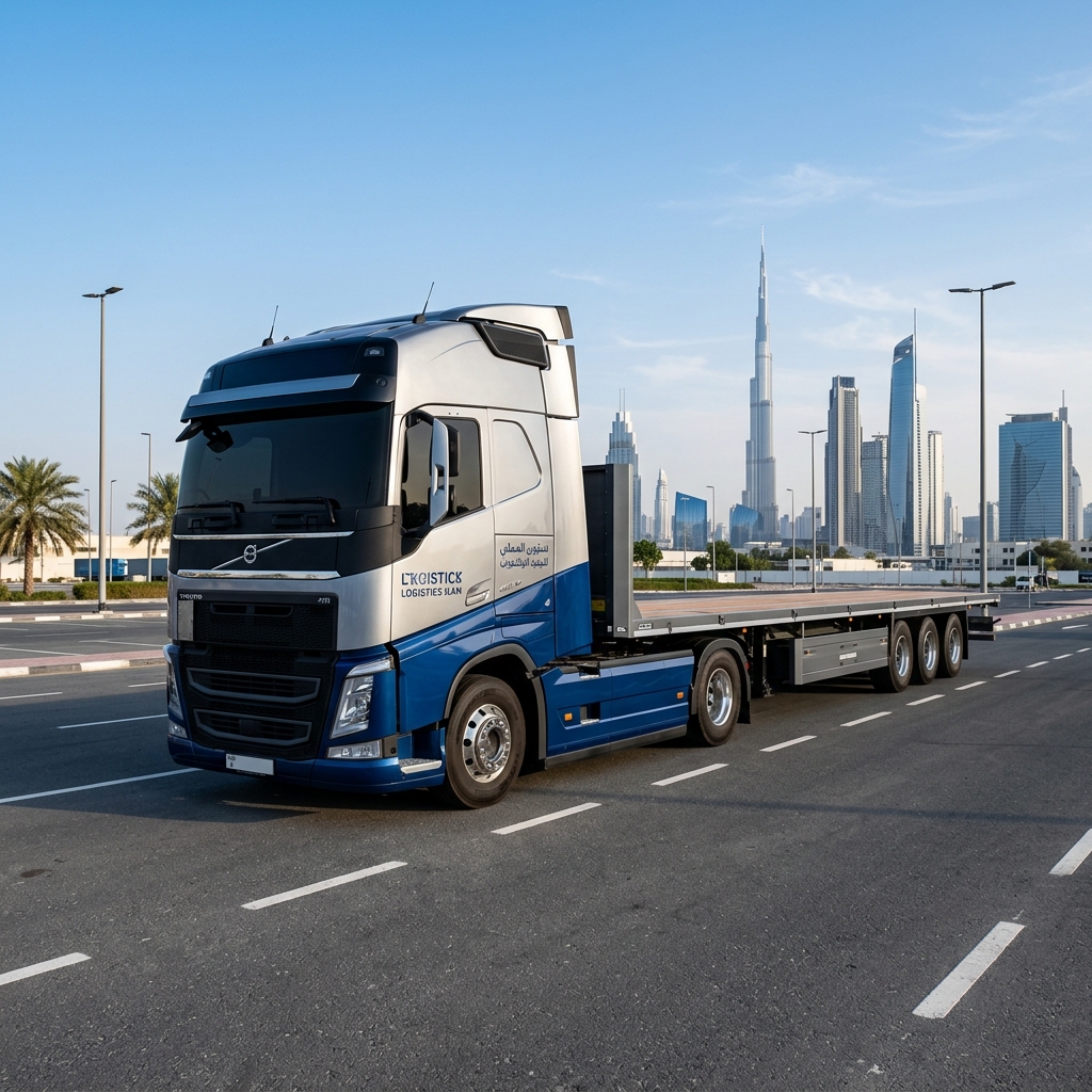 Flatbed Trailer Transport Service in Dubai